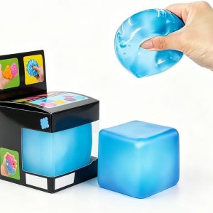 Nice Ice Stress Cube. Squishy Fidget Toy Cubes. Slow Rising Squeeze Cube Balls. Non-Sticky Desk Toy for Relaxation & Focus for Adults. Blue (Needoh) : Toys & Games
