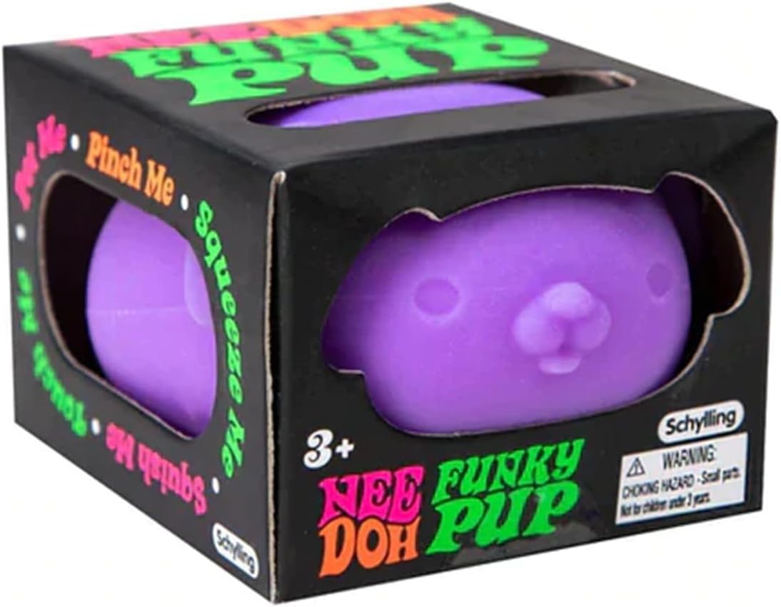 Nee Doh Funky Pup.Groovy Glob! Squishy. Squeezy. Stretchy Stress Fidget Balls Gift Set Party Bundle - 3 Pack (Assorted) : Toys & Games - Image 6