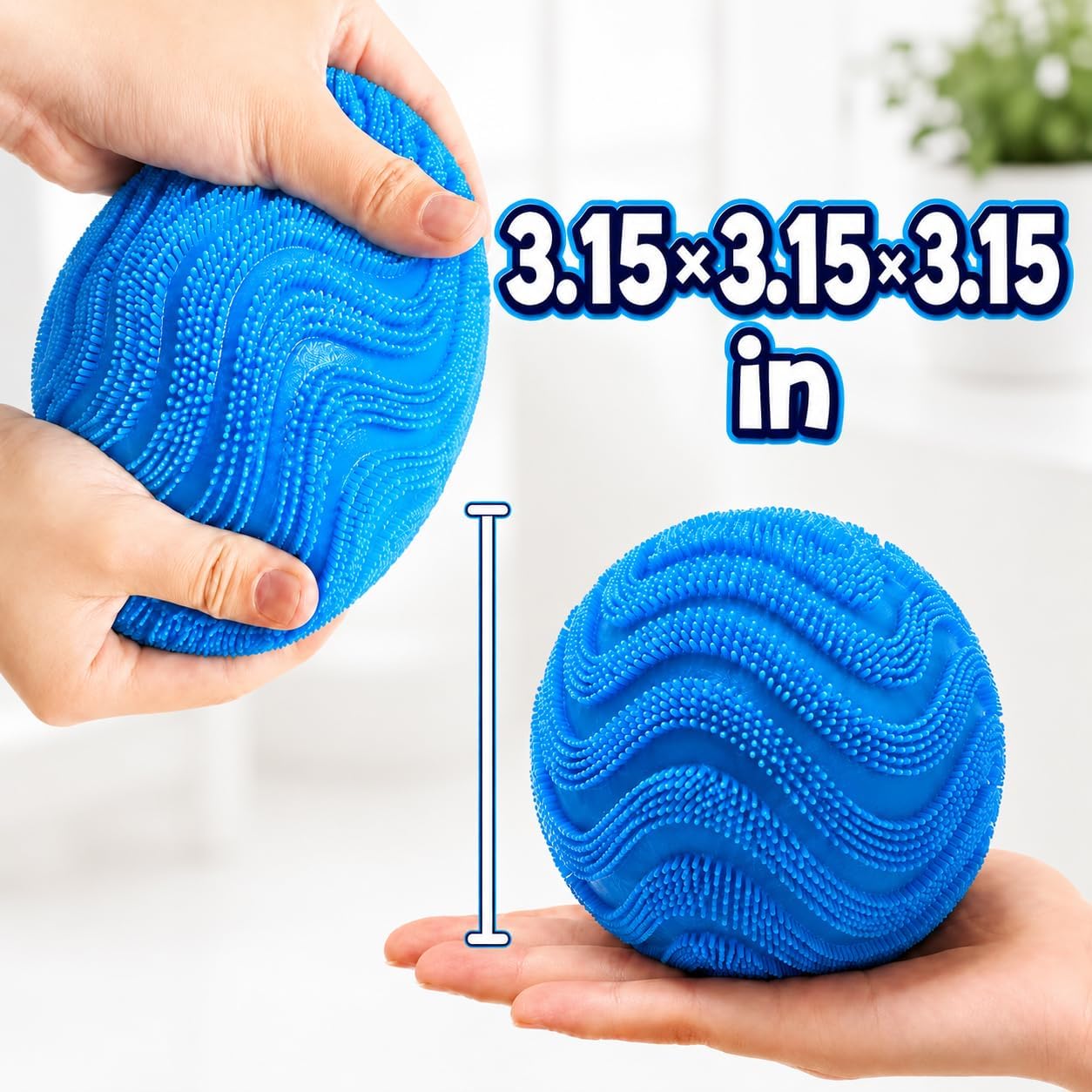 Fuzz Ball Squishy Stress Ball.Soft Fidget Squishy Fuzz Squeeze Ball for Adults.Anxiety Stress Relief Toys.Party Favors Gift for Adults (Pink Ball) : Toys & Games - Image 7