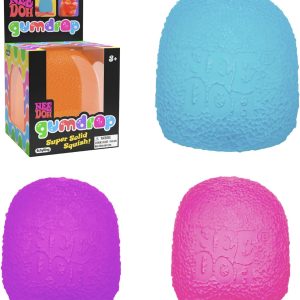 Schylling NeeDoh Gumdrop - Textured Sensory Toy with Super Solid Squish - 2.5 Tall - Colors May Vary (Pack of 1) : Toys & Games