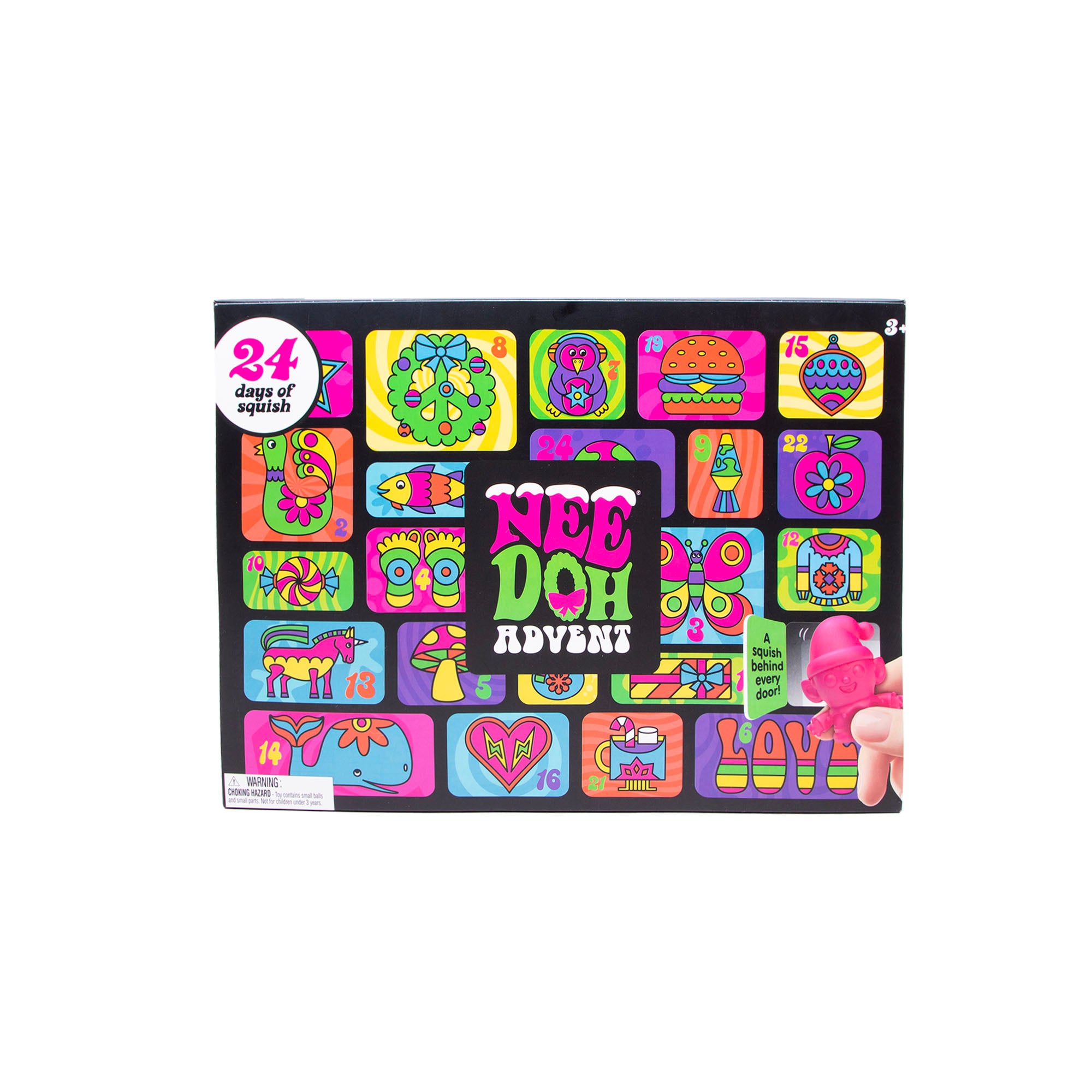 Schylling NeeDoh Advent Calendar - Sensory Toy with a Satisfying Fillings. Shapes. and Textures